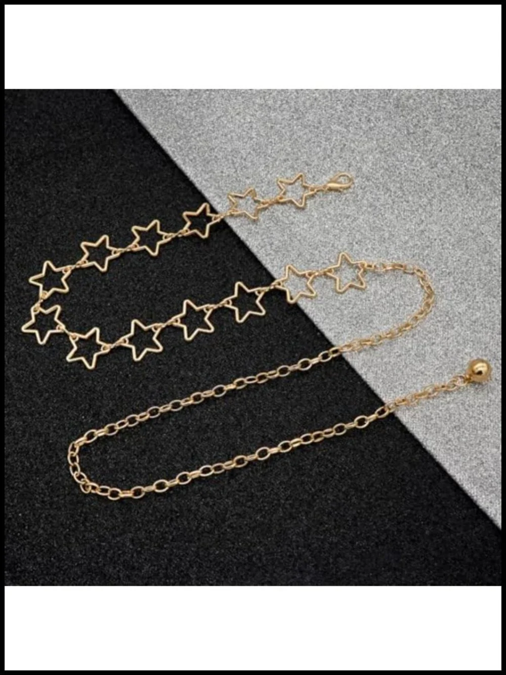 O-Ring Adjustable Waist Chain Belt for Jeans & Dresses